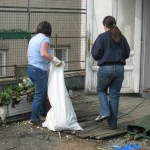 Entrümpelung der Dachterrasse